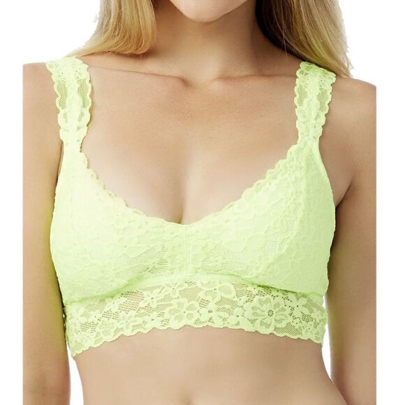 Neon Green Lace Bra - Picture 1 of 3